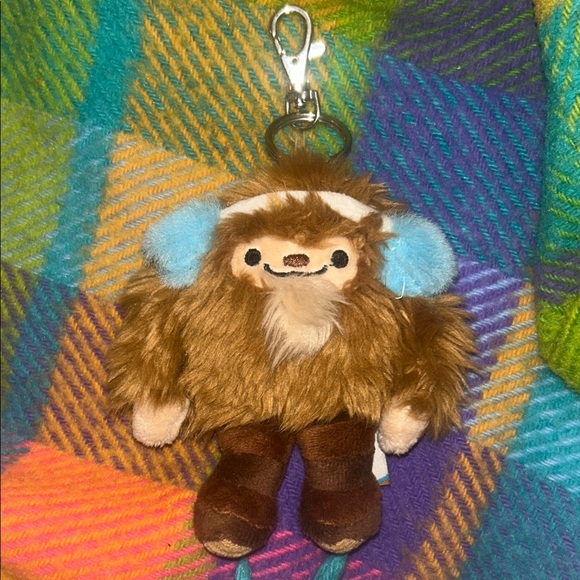 Olympics Accessories - Quatchi Olympics Mascot Keychain Plush Sasquatch 2010 Vancouver Canada Winter